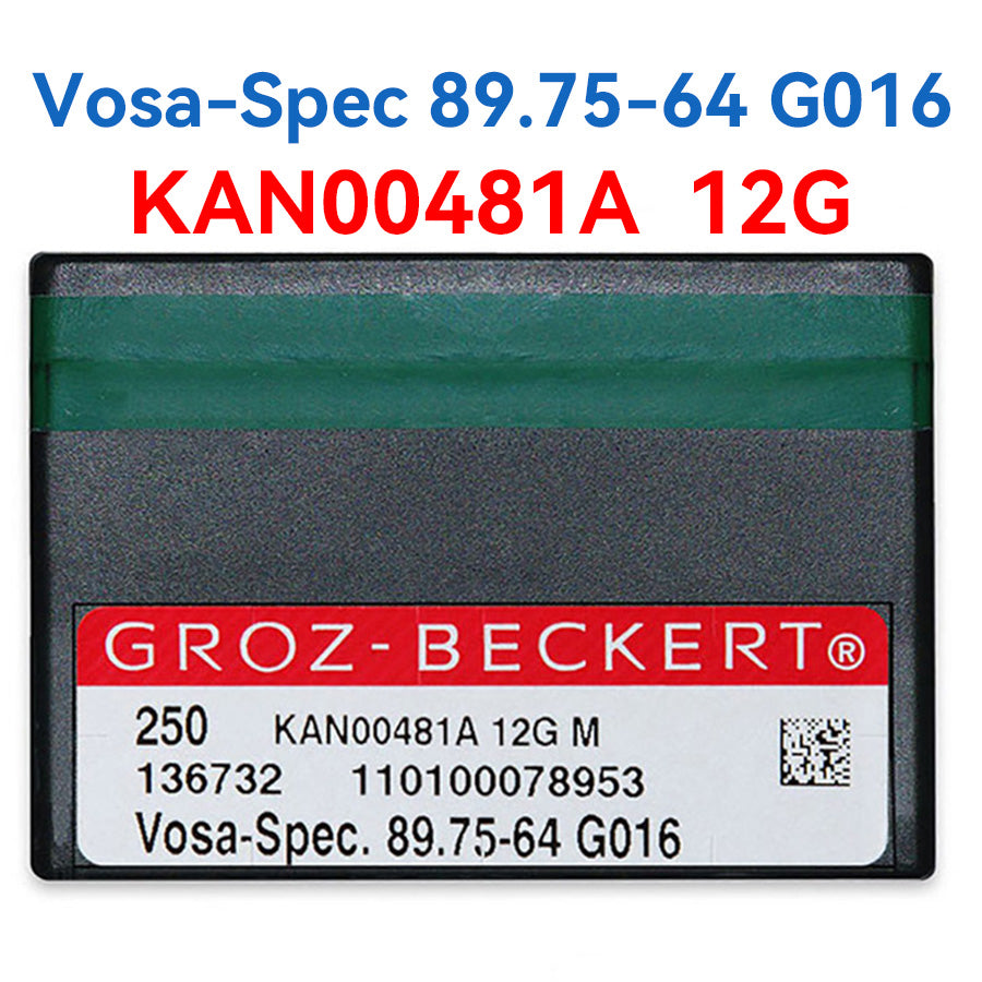 Groz Beckert 12G Knitting Needles Vosa-Spec 89.75-64 G016 (KAN00481A)