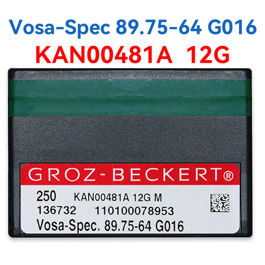 Agulhas de tricô Groz Beckert Vosa-Spec 89.75-64 G016 (KAN00481A)