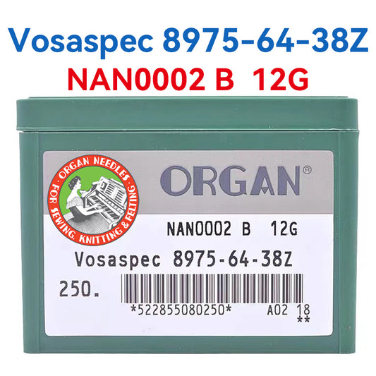 Agulhas de tricô de órgão Vosaspec 8975-64-38Z (NAN0002B)