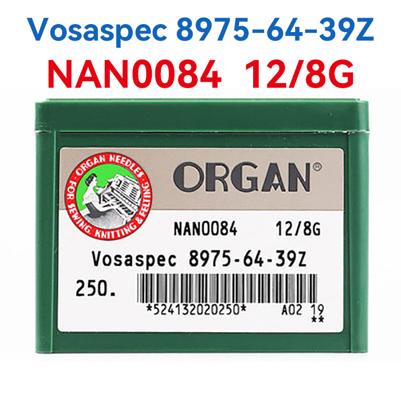 Agulhas de tricô de órgão Vosaspec 8975-64-39Z (NAN0084)