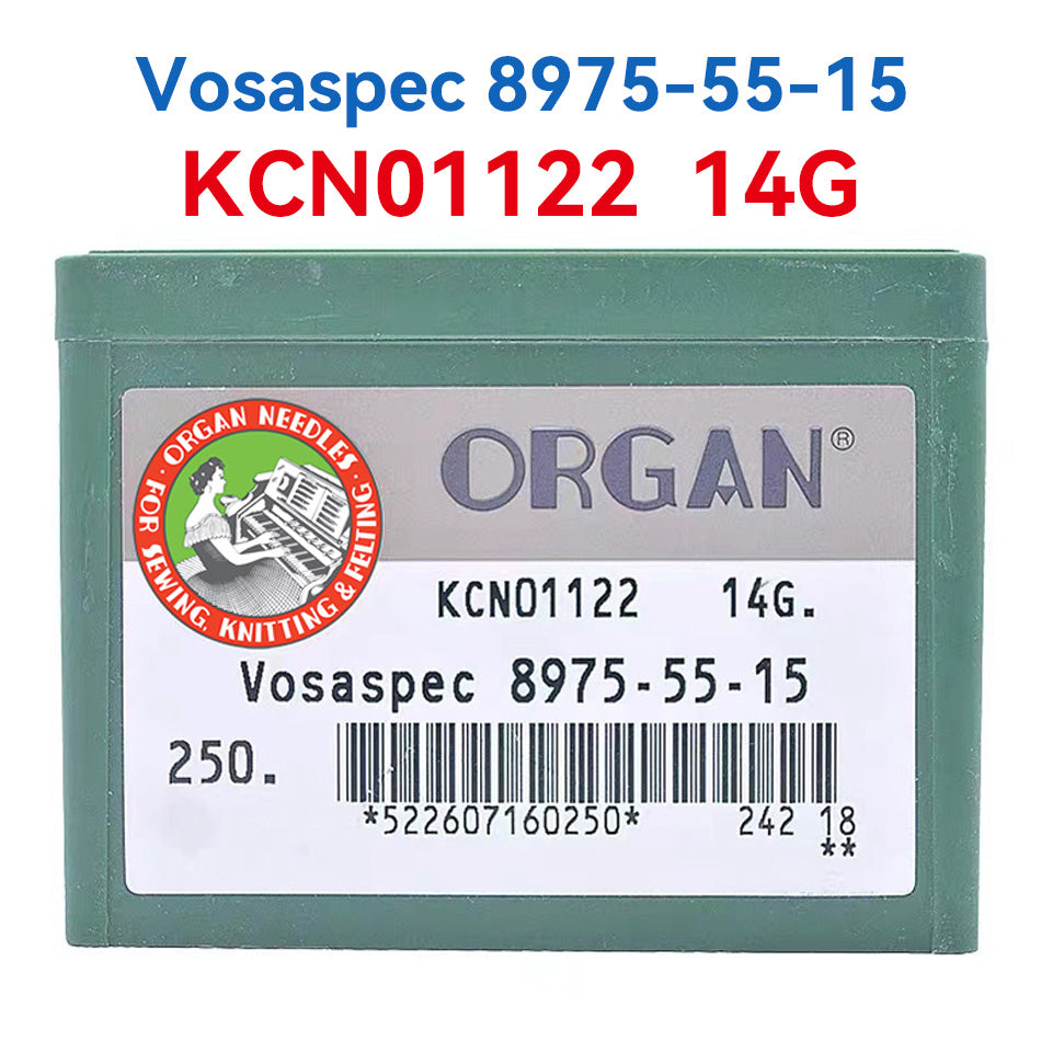 Agulhas de tricô de órgão Vosaspec 8975-55-15 (KCN01122)