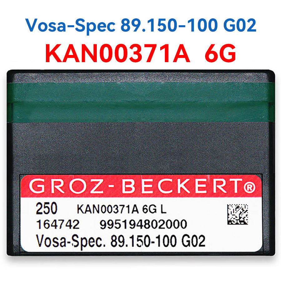 Groz Beckert 6G Big Hook Knitting Needles Vosa-Spec 89.150-100 G02 (KAN00371A)