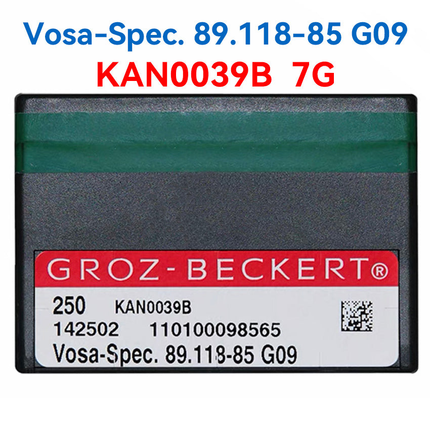 Agulhas de tricô Groz Beckert Vosa-Spec 89.118-85 G09 (KAN0039B)