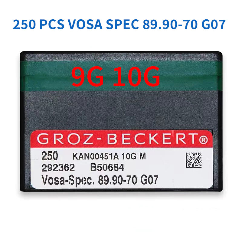 Agulhas de tricô Groz Beckert Vosa-Spec 89.90-70 G07 (KAN00451A)