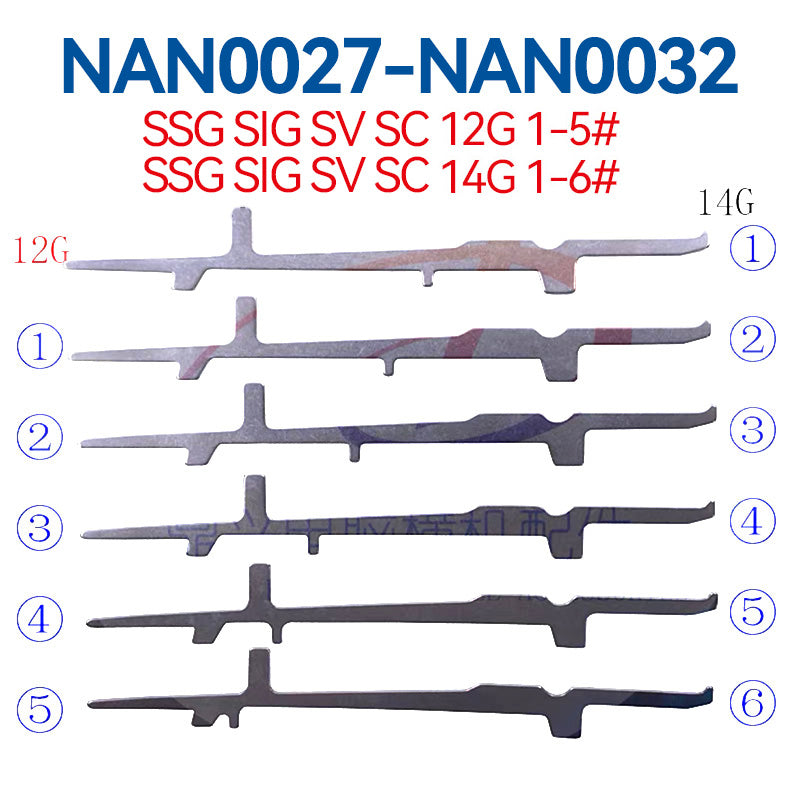 NAN0027-NAN0032 SHIMA SEIKI SSG SV SC 12G 14G Селекторный разъем № 1–№ 6