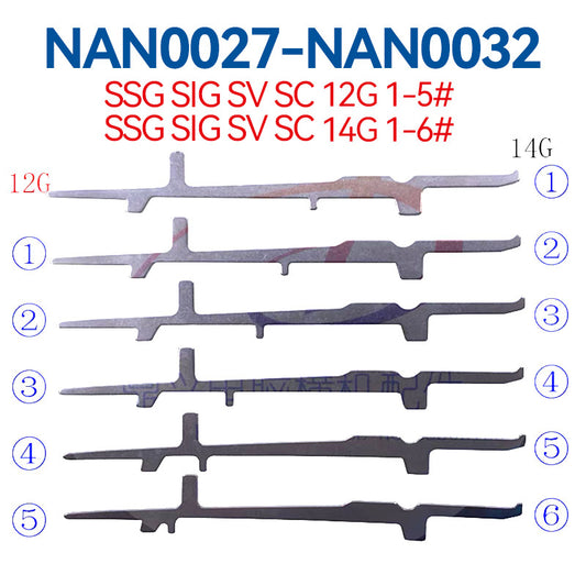 NAN0027-NAN0032 SHIMA SEIKI SSG SV SC 12G 14G Селекторный разъем № 1–№ 6