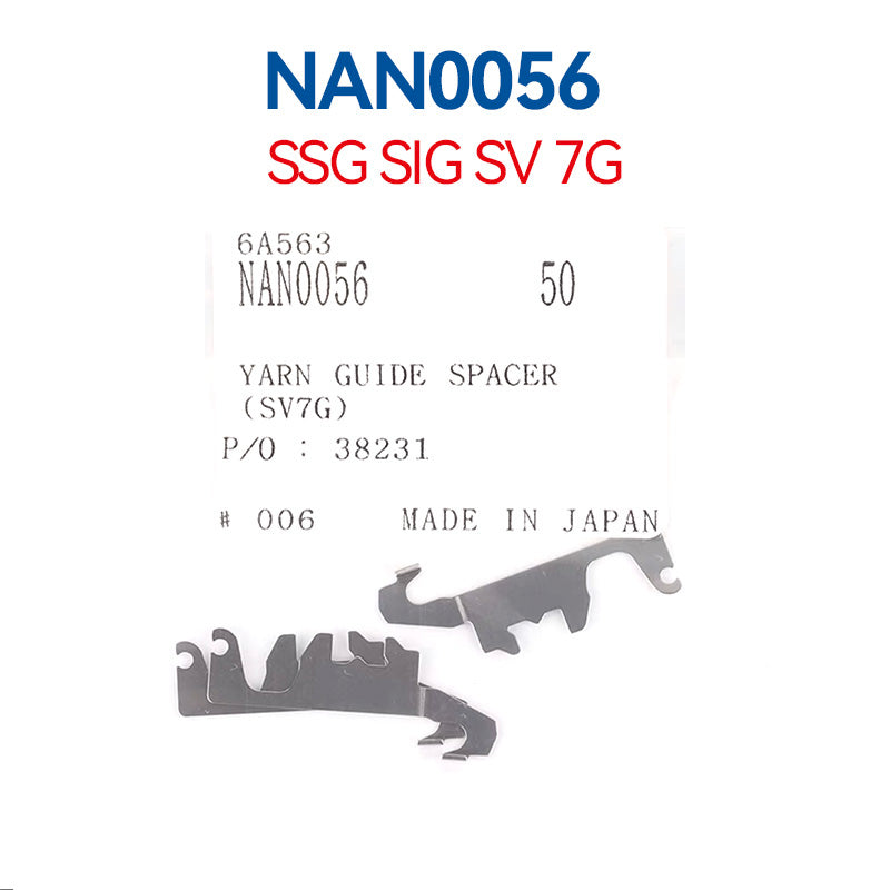 NAN0056 SHIMA SEIKI SSG SIG SV 7G Yarn Guide Spacers Spare Parts