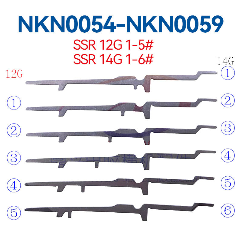 NKN0054-NKN0059 SHIMA SEIKI SSR 12G 14G Selector Jack NO.1 - NO.6